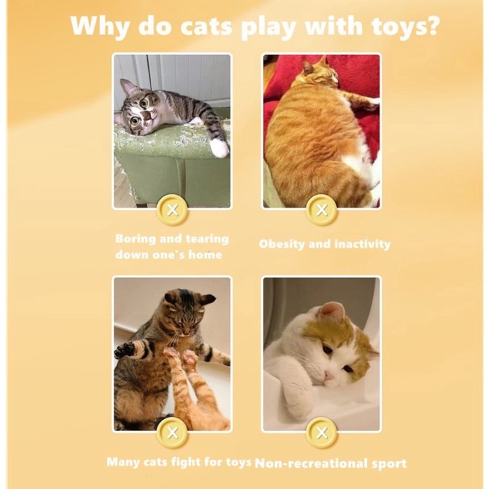 Cats Interactive Toys Four-tier Turntable Pet Intellectual Track Tower Funny Disc Ball Chase toys C - Image 3