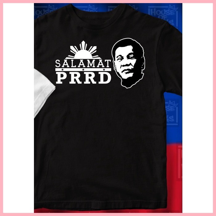2022 new Salamat PRRD T - Shirt ( President Rodrigo Roa Duterte ) - House of Rags - Apparel Co. — view 2