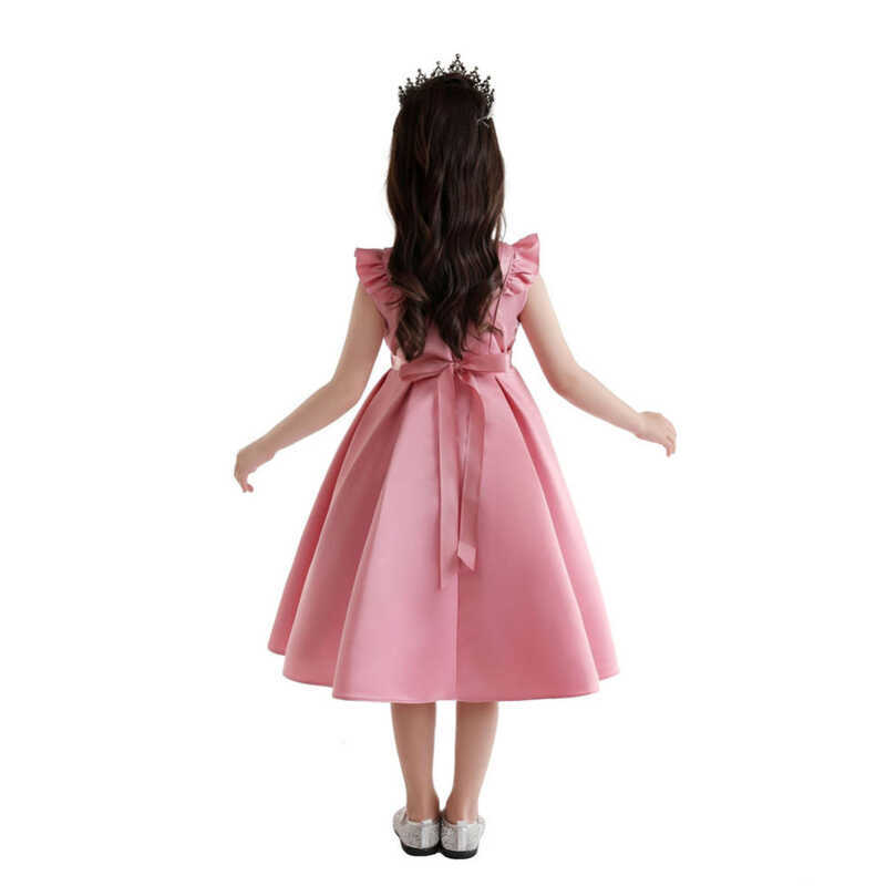 D 3-11 Lontakids Years Wer Girls Sequin Formal Dress Toddler Wedding Party Pageant Ball Gown - Image 3