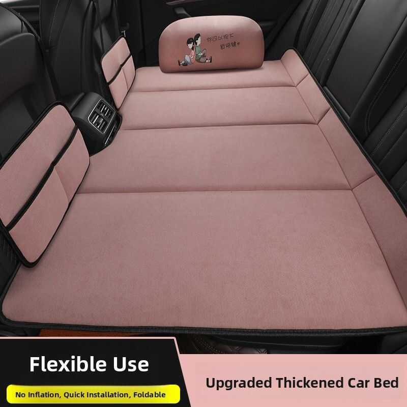 LOUGOU | Portable Car Rear Thick Foldable Child Bed Mattress 4Ac