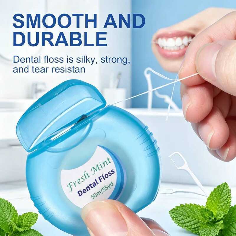 Dental Floss Affordable Picks Set Smooth High Tensile Teeth Cleaning Oral Care Tool Cd43d - Image 5
