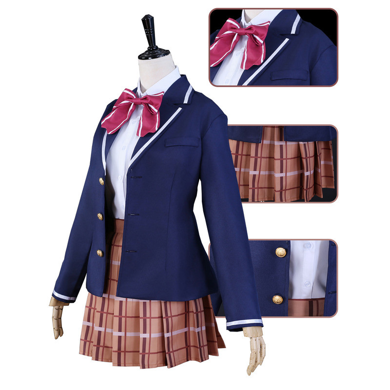Next Door Angel cos Clothing Fujimiya Akazawa Tree Shiina Maki cospy Anime JK Clothing Female Suit C Clothing - Image 3