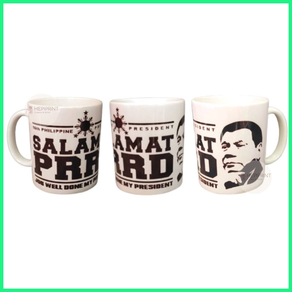▥ ✤ Salamat PRRD white mug - Image 3