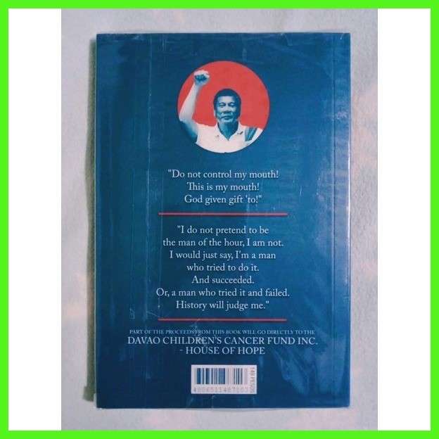 ∏ ◨ The Duterte Manifesto - ABS-CBN Publishing Book Novel President Rodrigo Digong Duterte — view 2