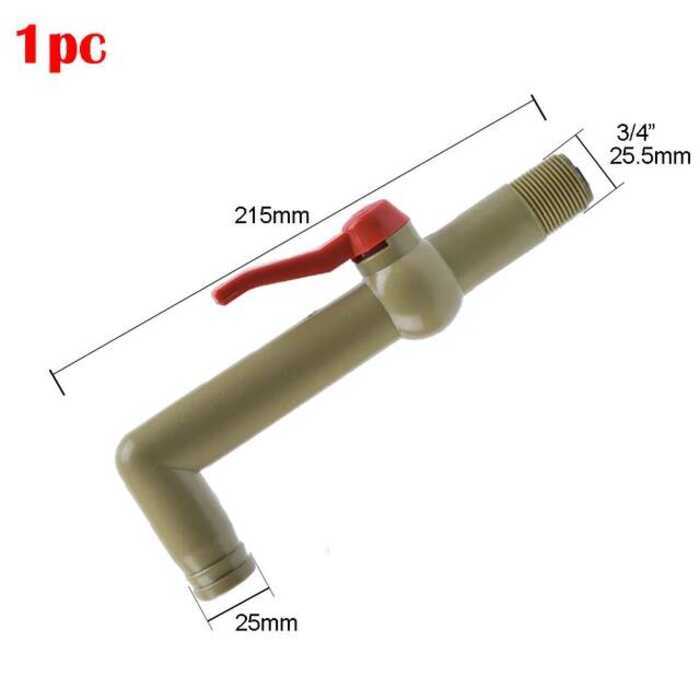 E17d Garden Faucet Filter Press S60x6 Ibc Water Box Adapter Lengthen Connector Valve Sturdy Pla - Image 3