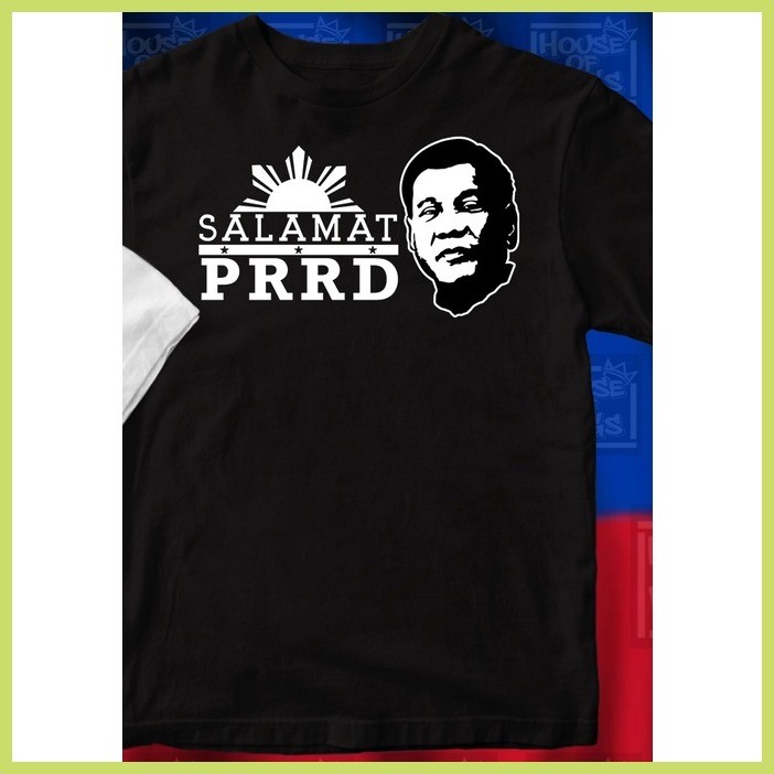 ◳ ♝ 2022 new Salamat PRRD T - Shirt ( President Rodrigo Roa Duterte ) - House of Rags - Apparel Co. — view 3