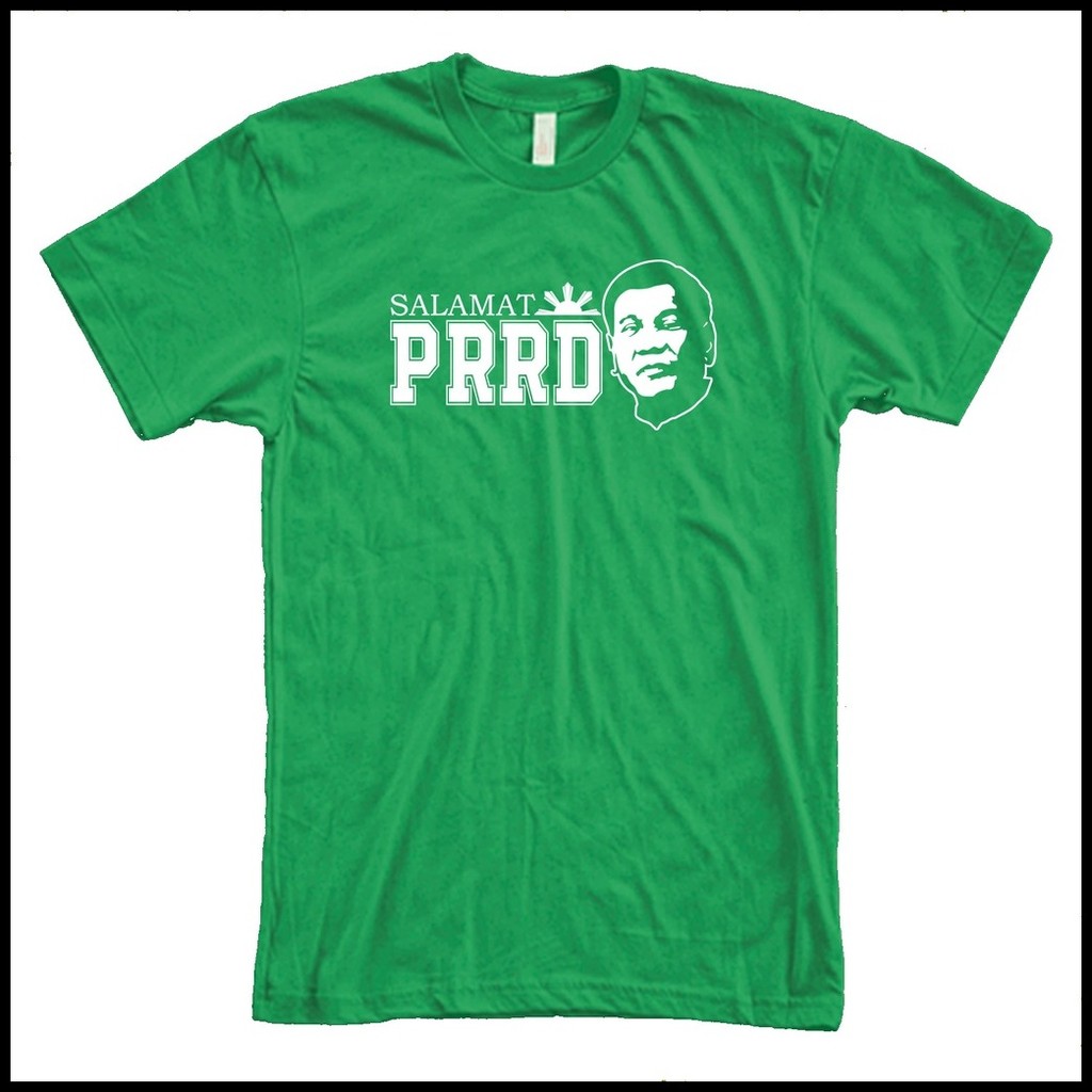 ☌ MRL Prints Salamat PRRD TShirt Unisex MRL Prints Gildan Cotton Rodrigo Duterte Tatay Digong Shirt