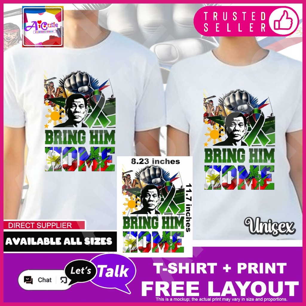 ❀  ❤ I AM NOT A FILIPINO FOR NOTHING/BRING HIM HOME TSHIRT DESIGN - Image 4