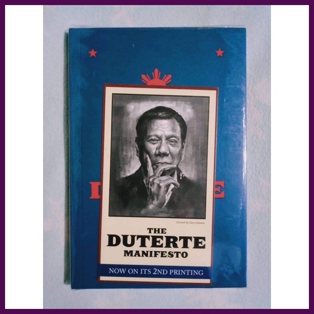 ◧ ☢ ♧ The Duterte Manifesto - ABS-CBN Publishing Book Novel President Rodrigo Digong Duterte — view 2