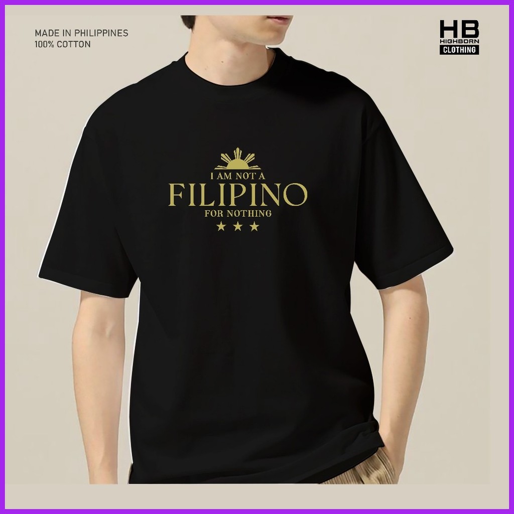 ∈ ◩ I am not a FILIPINO for nothing T-Shirt Philippines Pinoy Shirt Unisex Plus Size Duterte V141 - Image 8