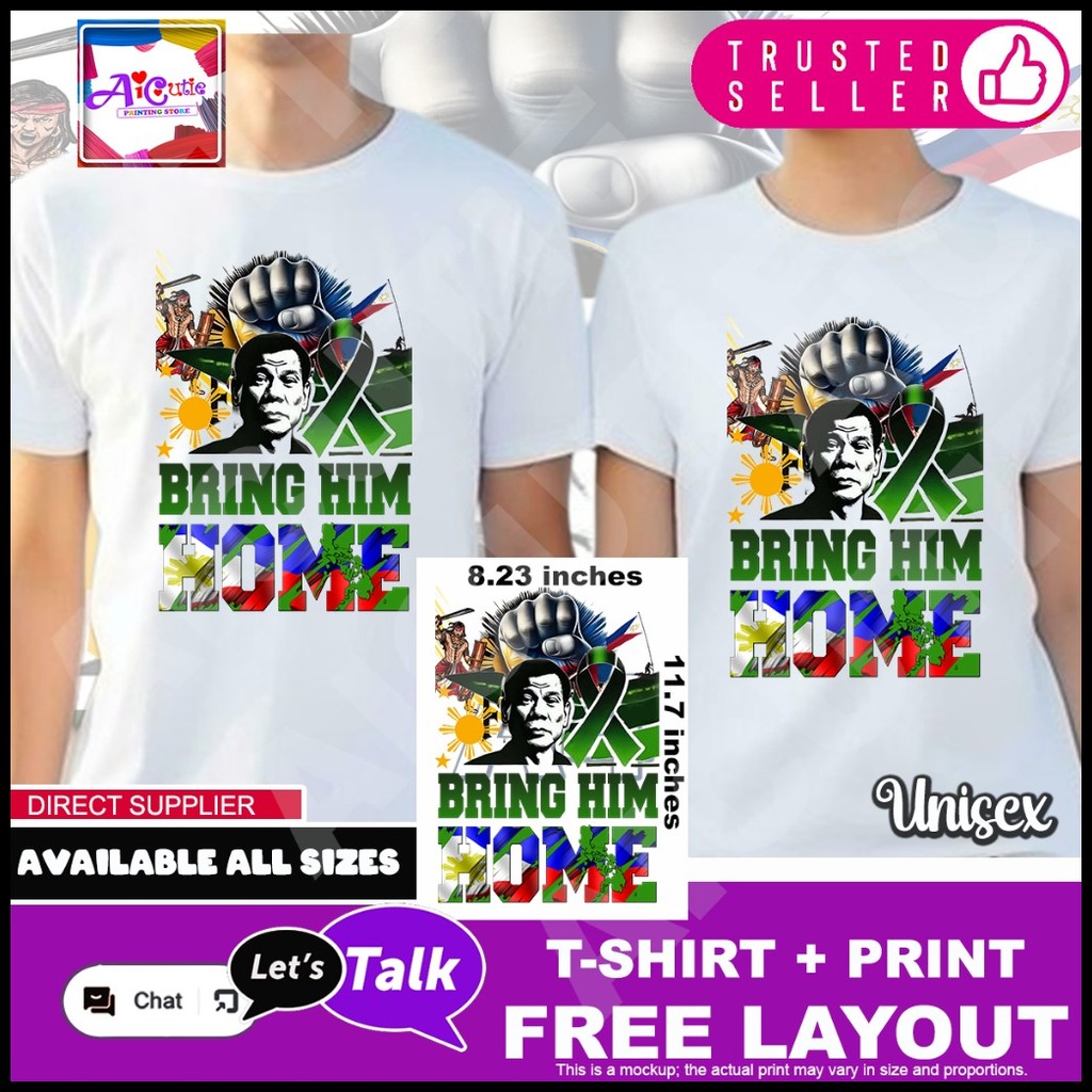 ▥ ♚ I AM NOT A FILIPINO FOR NOTHING/BRING HIM HOME TSHIRT DESIGN - Image 4