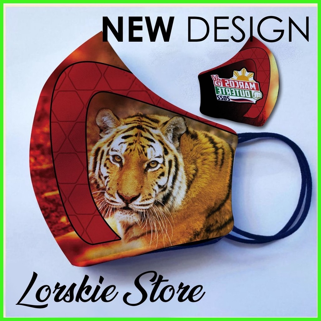 ✼ ◺ BBM-SARA | Marcos | Duterte | Washable Mask | Reversable Mask | President — view 3