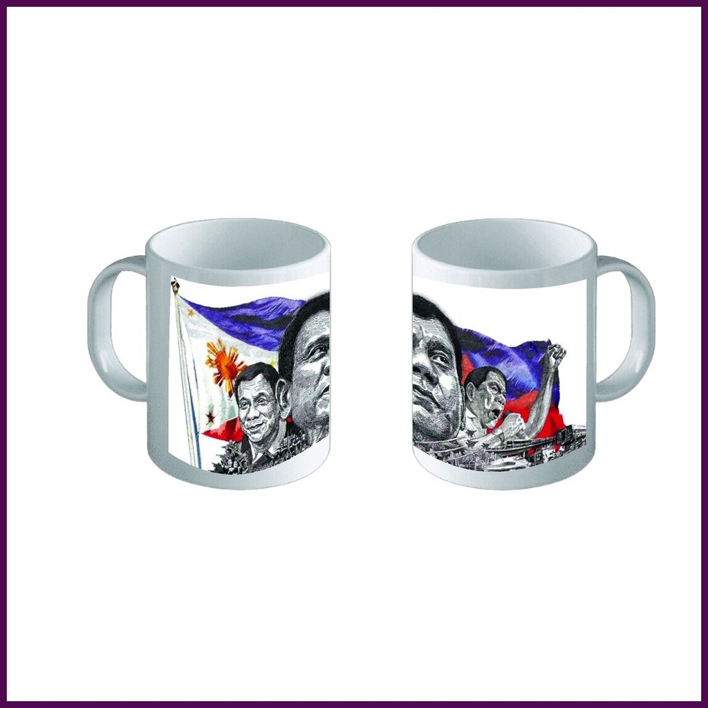 ● ♈ ❉ President Duterte Souvenir White Mug