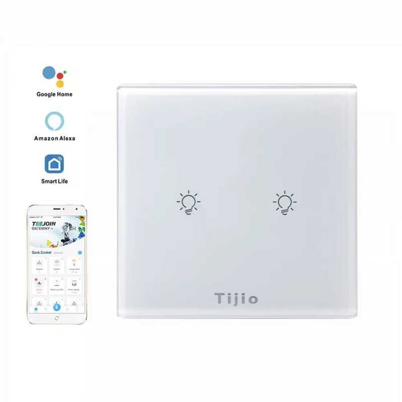 Tuya Smart Life Wifi And 433Mhz Light Switch Smart 2 Gang Alexa Google Home Smart Home Wifi Smart S — view 4