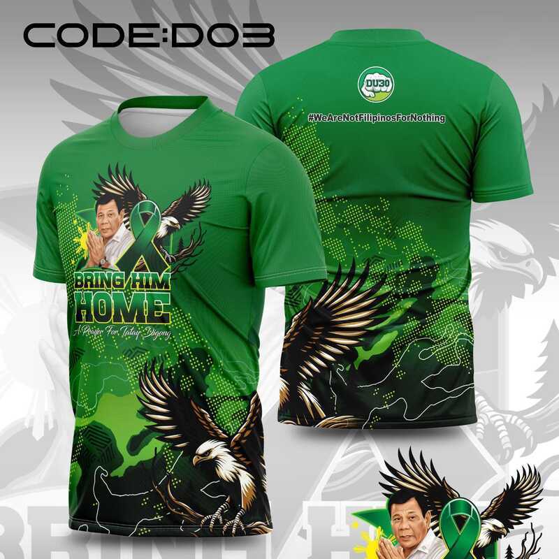 BRING PRRD HOME 'I STAND WITH Prrd'full Sublimation Duterte T-Shirt For Men And Women Code:21 82B - Image 2