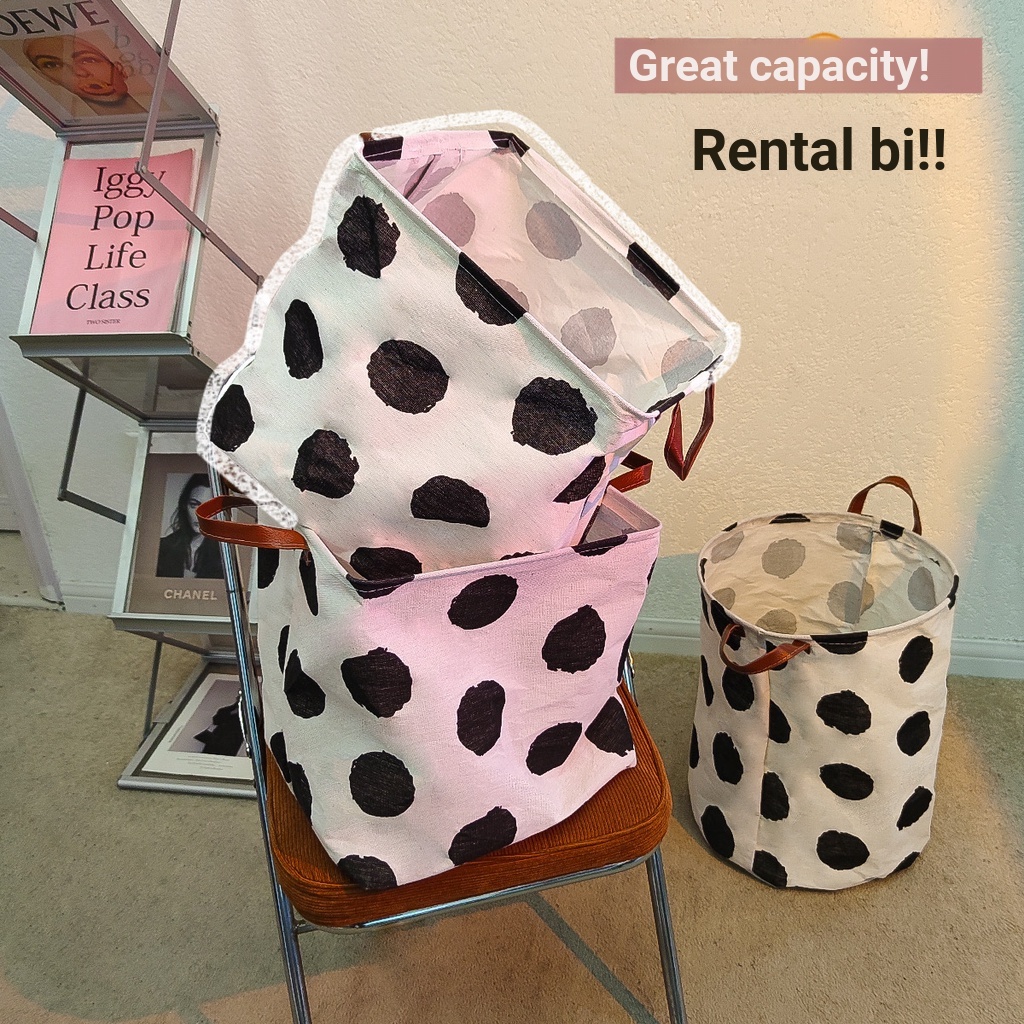 Laundry Basket Black White Dirty Clothes Foldable Storage Bag Dream Catcher Large Capa