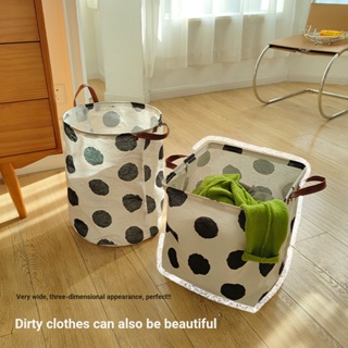 Laundry Basket Black White Dirty Clothes Foldable Storage Bag Dream Catcher Large Capa #2
