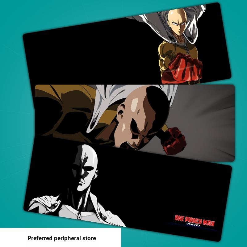 One Punch Man Anime Merchandise Mouse Pad Saitama Hot Blood Computer  Keyboard Desk Oversized Thickened | Shopee Philippines