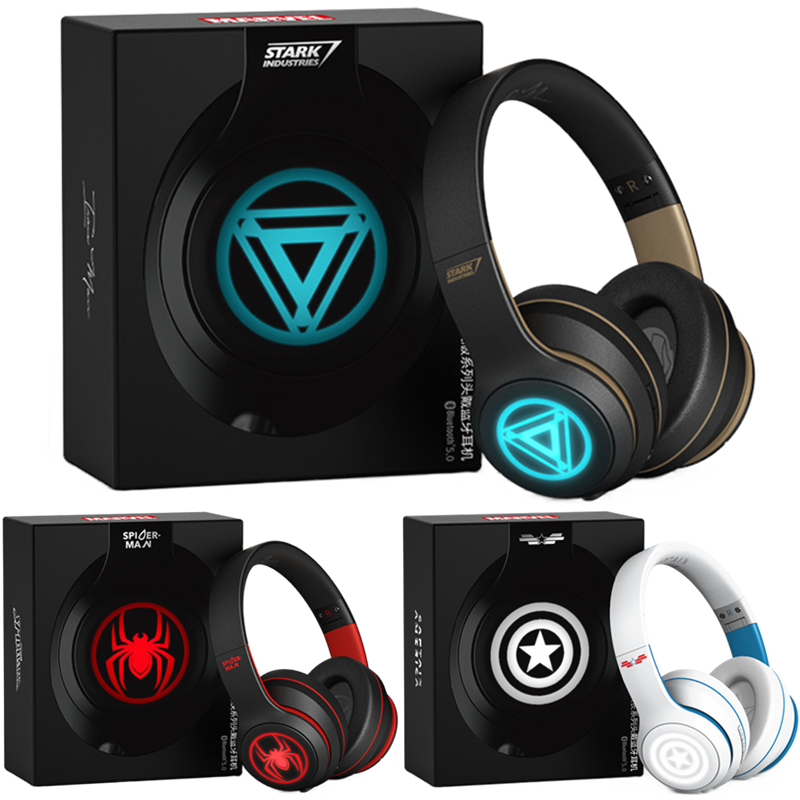 Marvel Wireless Bluetooth Noise Cancelling Gaming Headphones HiFi