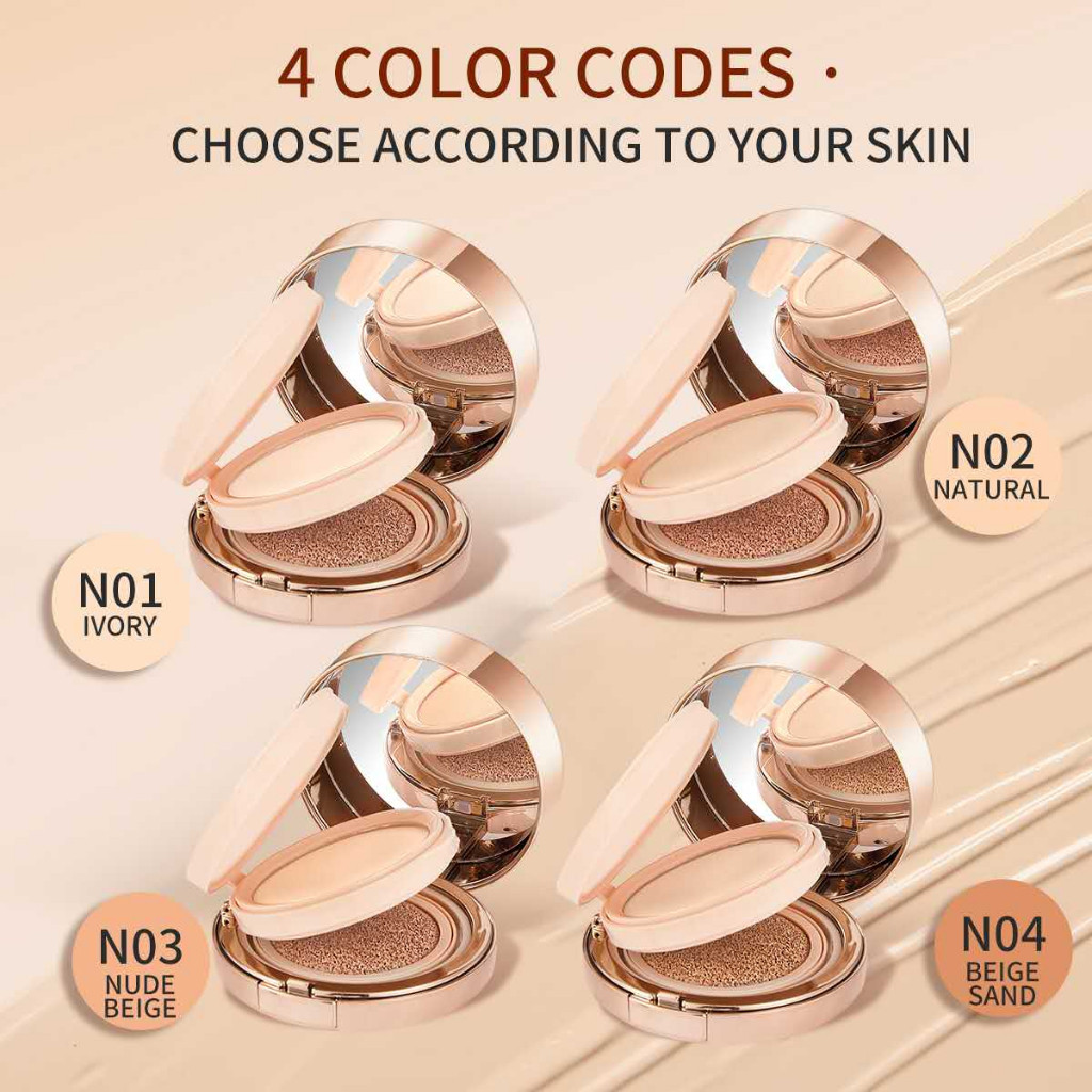 DW Dual-Layer Cushion Compact Foundation Oil Control & Lastin Finish - Image 4