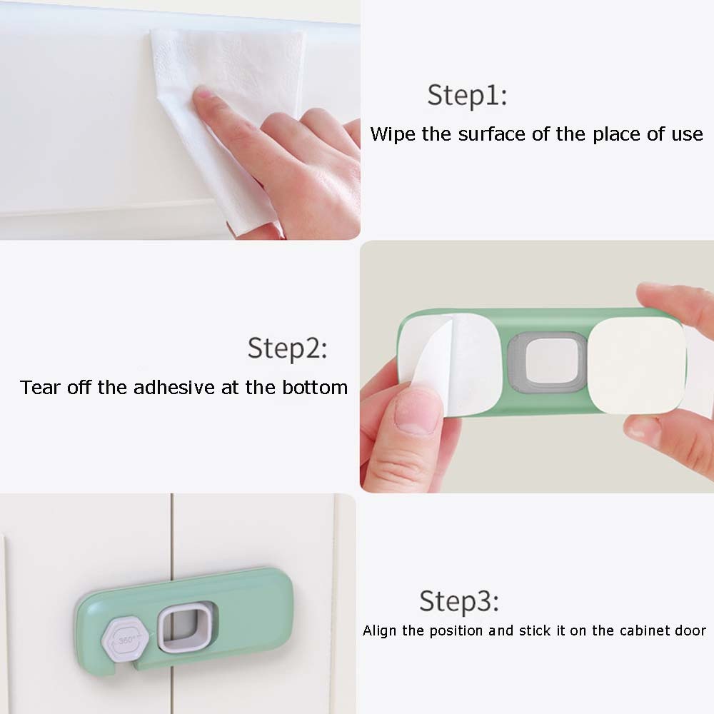 Anti-clip hand lock baby safety lock child safety lock baby anti-clip hand-zi<loc oc abinet - Image 4