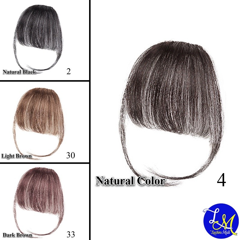 LUCKI ALL D+Thin Air Bangs Hair Extension Clip In Fring ron airpiece