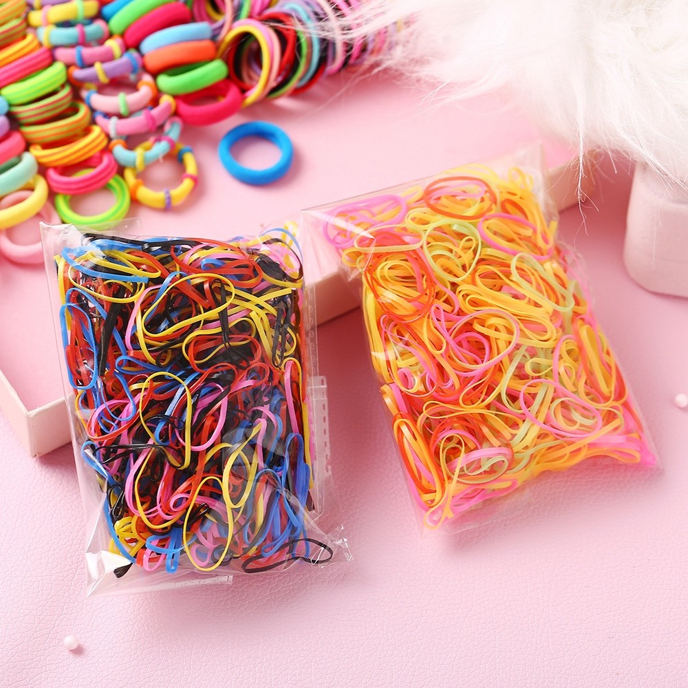 780Pcs Korean Hair Pin Colorful Scrunchie Flowe Hair Clips Set Ponytail Hair Accessorie S - Image 3