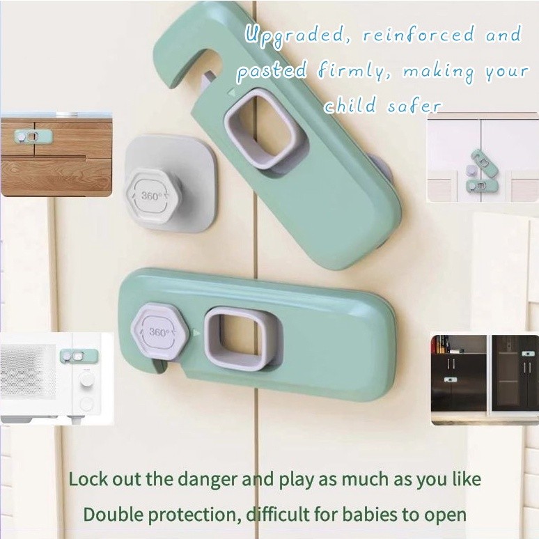 Anti-clip hand lock baby safety lock child safety lock baby anti-clip hand-zi<loc oc abinet - Image 2