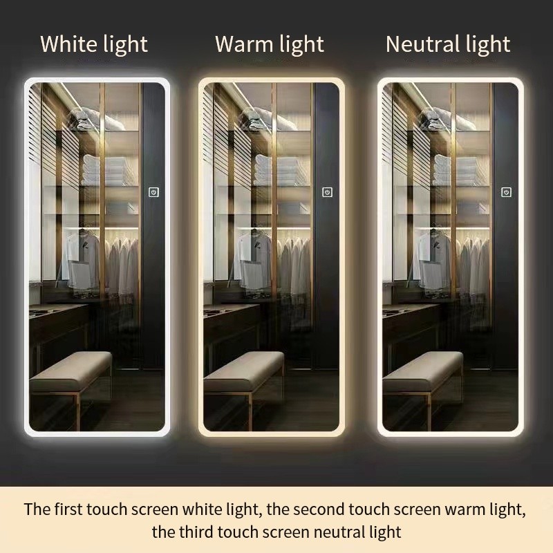 LE 50cm Mirror Human body induction TriColor Light Adjustable-AFreea{Shipping - Image 5
