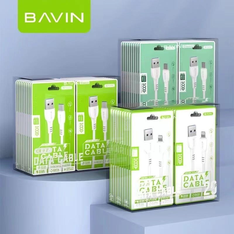 BAVIN CB221 2.4A USB Fast Quick Charing Data Cable Rounded Strong Cable Wire T - Image 4