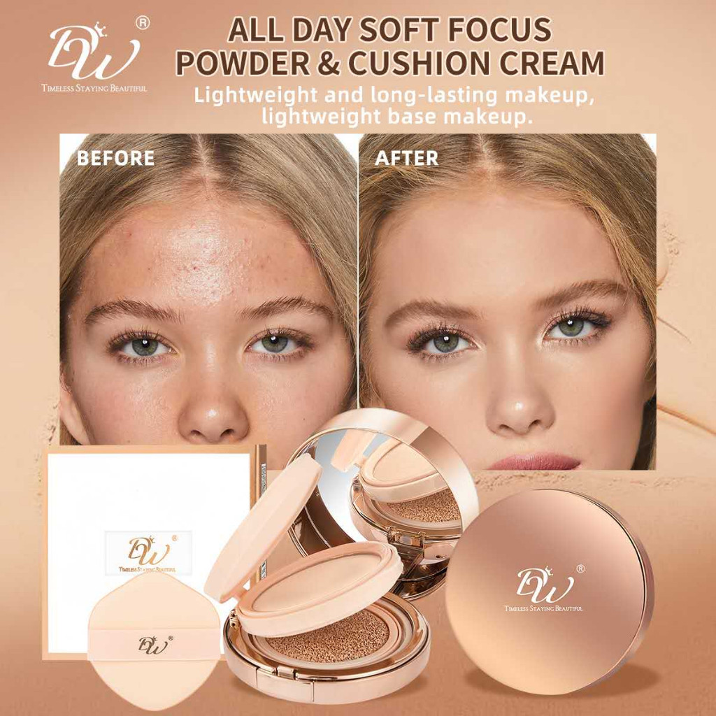 DW Dual-Layer Cushion Compact Foundation Oil Control & Lastin Finish