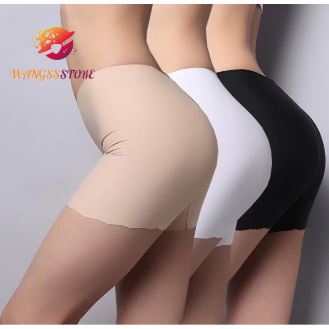 wangssstore Seamless Cycling Panty Short Plai omfortabl tretchabl afepanty - Image 5