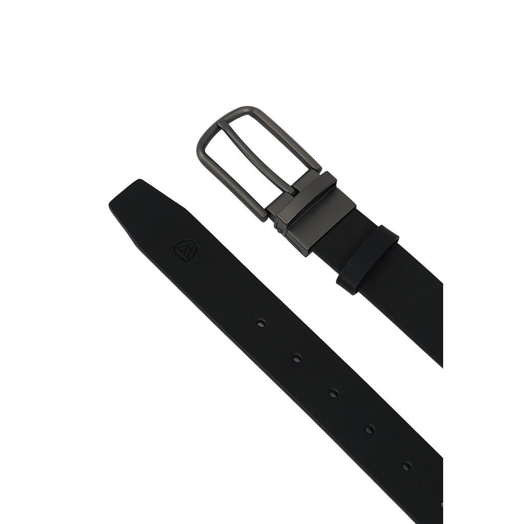 WOOD LEATHER BELT 2-BELLXC126C212 BLACK - Image 4