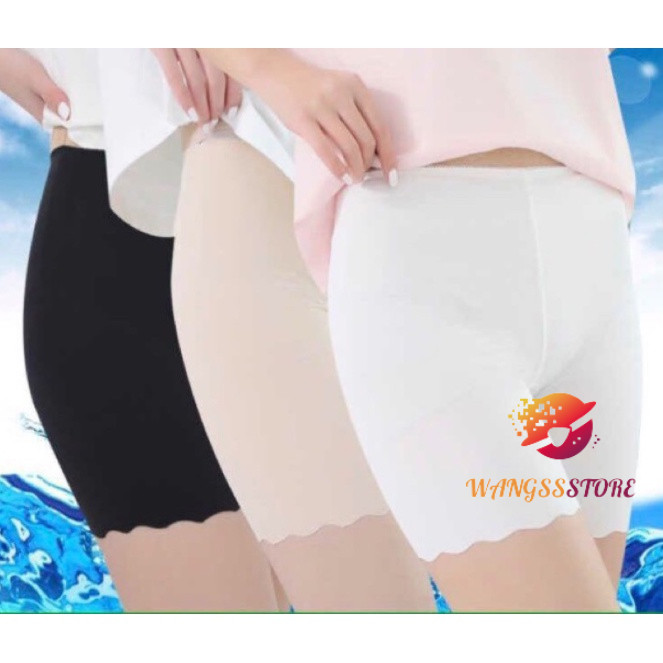 wangssstore Seamless Cycling Panty Short Plai omfortabl tretchabl afepanty - Image 4