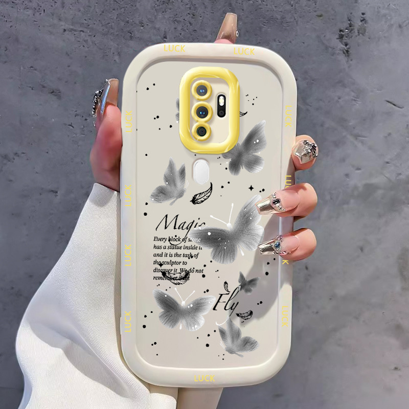 Case For OPPO A5 2020 A9 2020 Colorful Butterfly Phone Shockproof Anti-Fall - Image 2