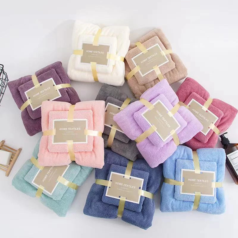 J M*in 1 Set Super Absorbent And Gentle Microfiber Towel Non Fading Soft Baby Towel}S}(Soft#O - Image 2
