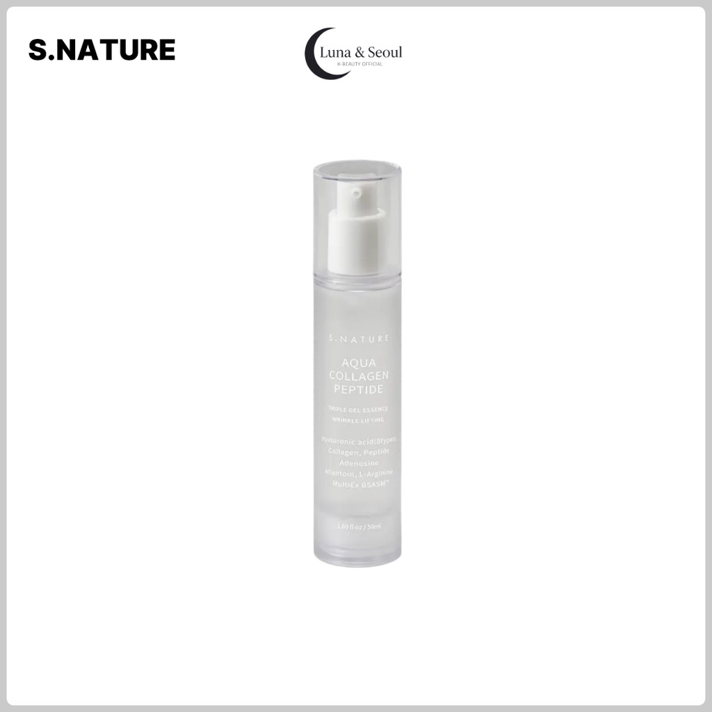 [S. NATURE] Aqua Collagen Peptide Triple Gel Facial Essence 50ml