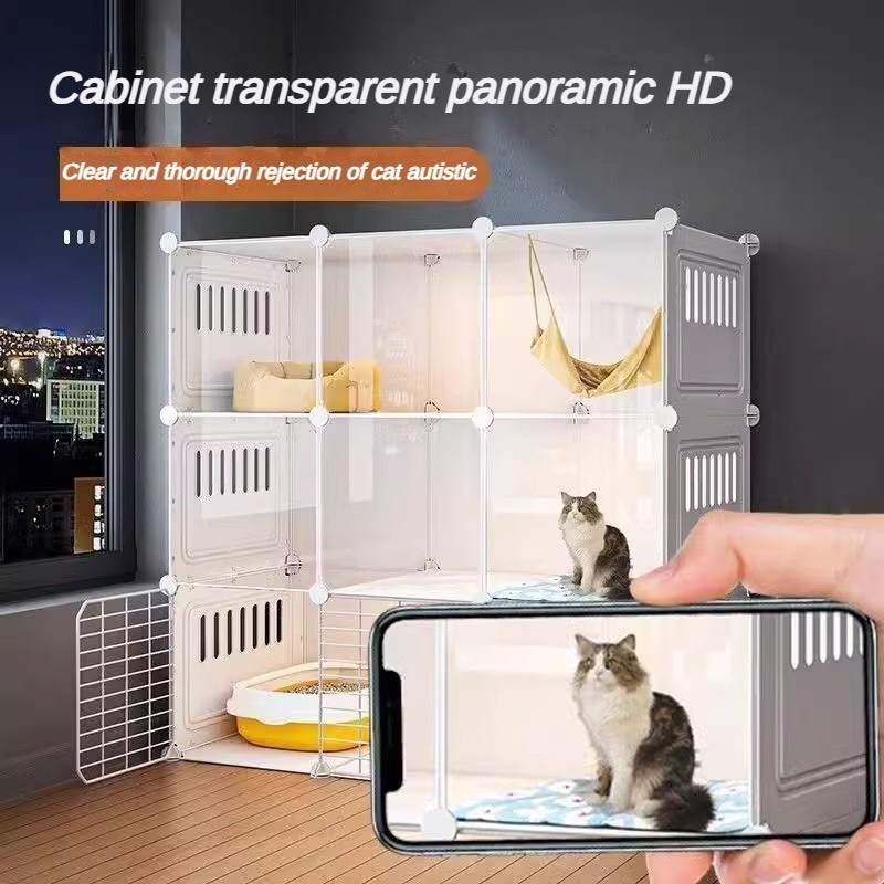 Cat=zz,Cag Layer Cat Villa Spacious and Sturdy Multi-Level Condo for Cats Dogs - Image 2