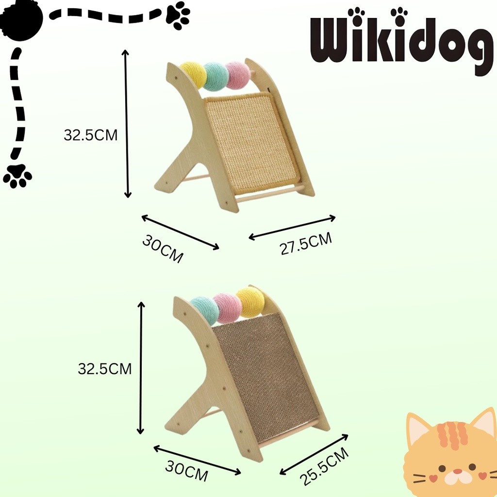 Y?Color[Sa$Ball Cat Claw Cat Scartcher Board Original Sisal#uf(C(Scratcher - Image 2