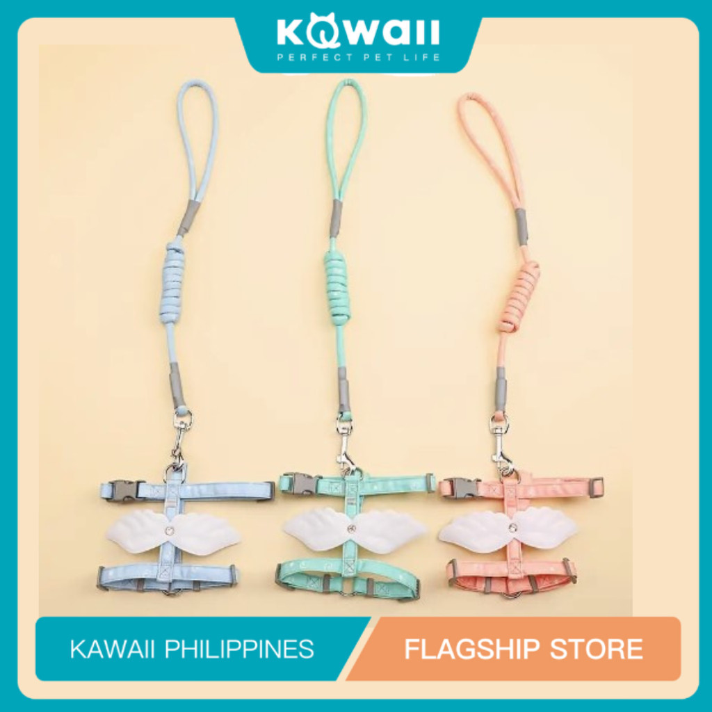 KAWAIIz:Ca arness Leash Pet Dog Cat Adjustable Harness Rope Chest Straps Puppy Cat eashes;F - Image 3