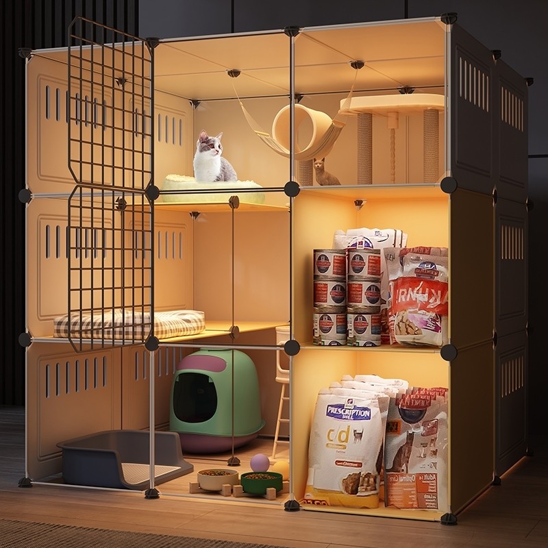Cat=zz,Cag Layer Cat Villa Spacious and Sturdy Multi-Level Condo for Cats Dogs - Image 3