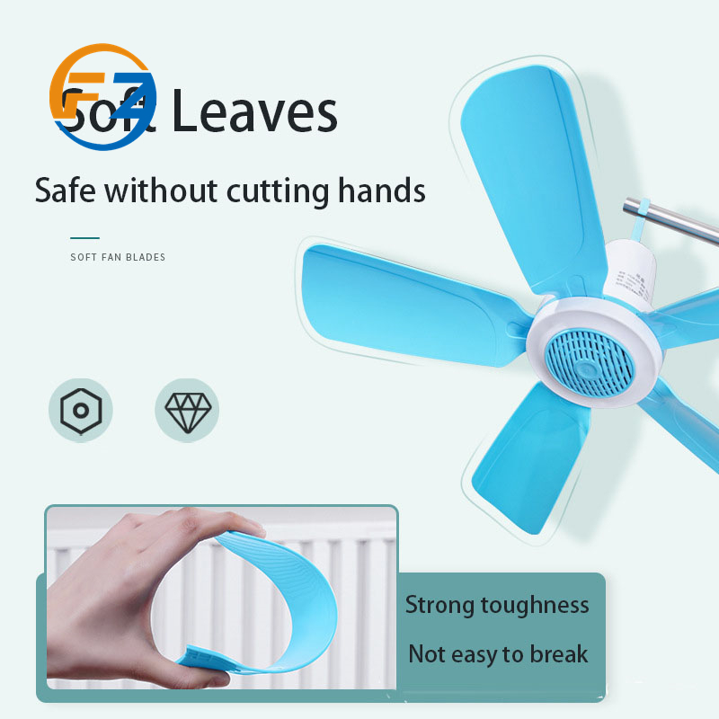 FZ KAYOO Big Ceiling Fan 5 Blades Portable Wall Mount Fan Low Noise Energy Saving 20W - Image 6