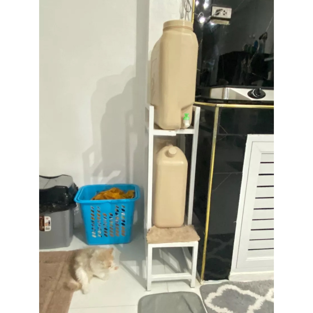 WY - AESTHETIC WATER CONTAINER WHITE FAUCET AND ROTARY Water Gallon — view 7