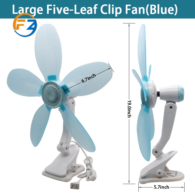 FZ 5 blends Fan Home Electric Fan W/ Clip, Clover Fan Anti-Heat Portable Clip Electric Fan — view 7