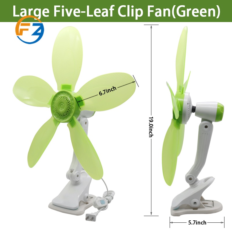 FZ 5 blends Fan Home Electric Fan W/ Clip, Clover Fan Anti-Heat Portable Clip Electric Fan — view 6