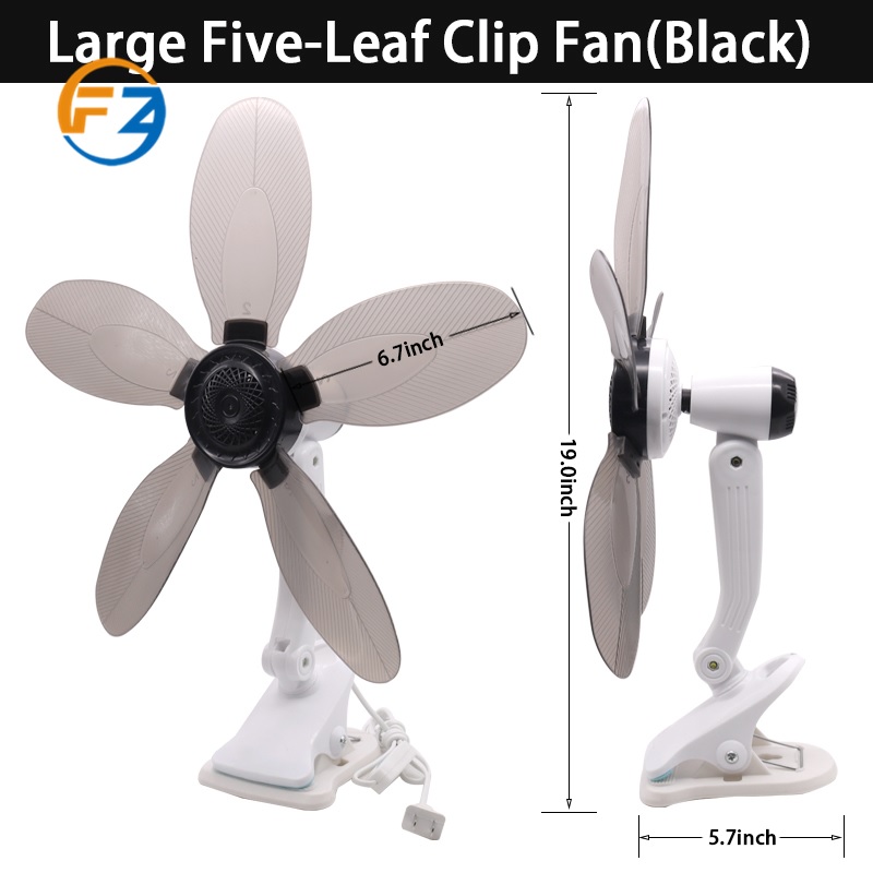 FZ 5 blends Fan Home Electric Fan W/ Clip, Clover Fan Anti-Heat Portable Clip Electric Fan — view 5