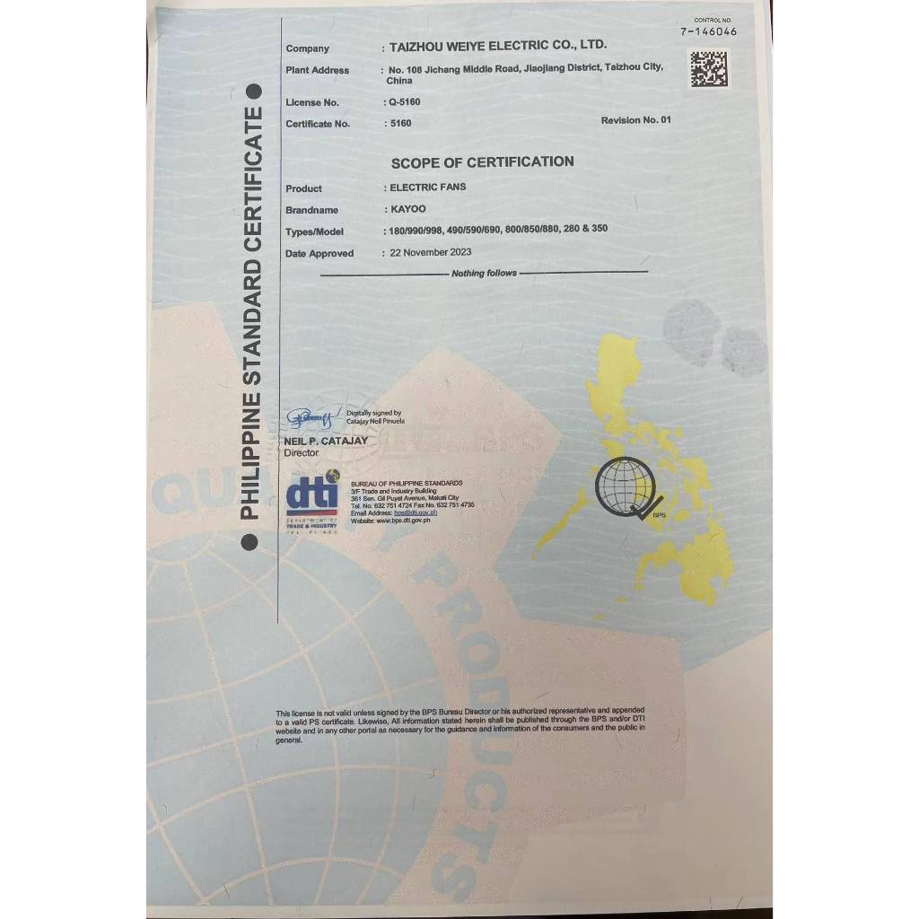 FZ KAYOO Big Ceiling Fan 5 Blades Portable Wall Mount Fan Low Noise Energy Saving 20W - Image 7