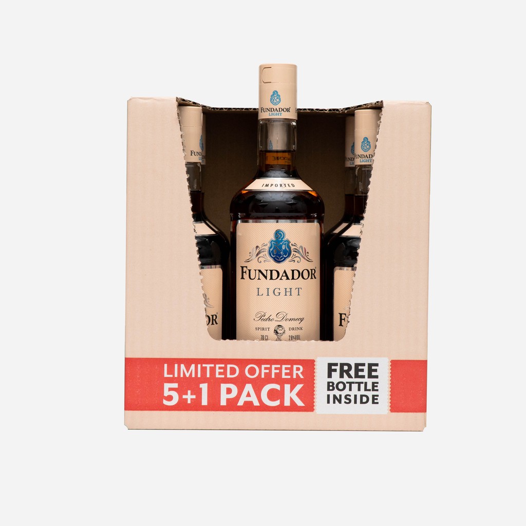 ブランデー 2x Fundador Light 700ml Fundador Brandy Light 700ml – Cellar Fresh - Liquor & Deli