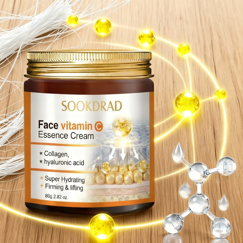 Hyaluronic Acid + Vitamin C Collagen Cream, Plump & Lift, Weekend Care, Suitable for Men & Women, All Skin, 80g - Image 5
