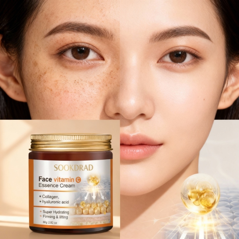 Hyaluronic Acid + Vitamin C Collagen Cream, Plump & Lift, Weekend Care, Suitable for Men & Women, All Skin, 80g - Image 4